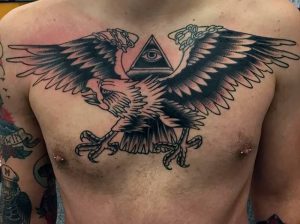 фото тату Орел от 10.03.2018 №104 - tattoo eagle - tattoo-photo.ru