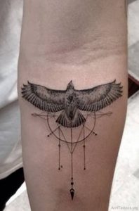 фото тату Орел от 10.03.2018 №110 - tattoo eagle - tattoo-photo.ru