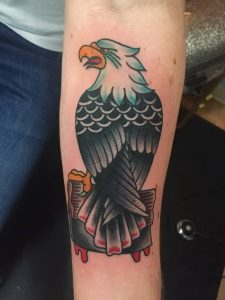 фото тату Орел от 10.03.2018 №114 - tattoo eagle - tattoo-photo.ru