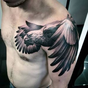 фото тату Орел от 10.03.2018 №115 - tattoo eagle - tattoo-photo.ru