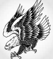 фото тату Орел от 10.03.2018 №118 — tattoo eagle — tattoo-photo.ru