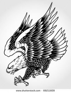 фото тату Орел от 10.03.2018 №118 - tattoo eagle - tattoo-photo.ru
