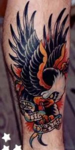 фото тату Орел от 10.03.2018 №127 - tattoo eagle - tattoo-photo.ru