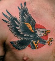 фото тату Орел от 10.03.2018 №128 — tattoo eagle — tattoo-photo.ru
