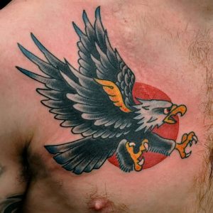 фото тату Орел от 10.03.2018 №128 - tattoo eagle - tattoo-photo.ru
