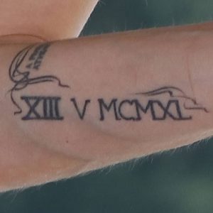фото тату Римские цифры от 27.02.2018 №034 - tattoos Roman numerals - tattoo-photo.ru
