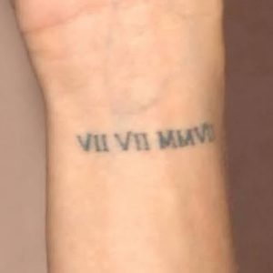 фото тату Римские цифры от 27.02.2018 №040 - tattoos Roman numerals - tattoo-photo.ru