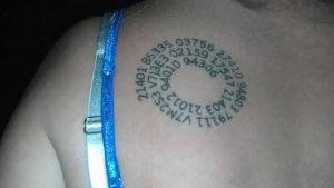 фото тату Римские цифры от 27.02.2018 №060 - tattoos Roman numerals - tattoo-photo.ru
