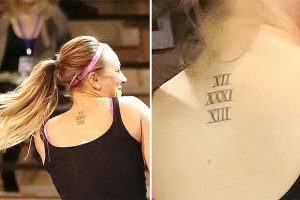 фото тату Римские цифры от 27.02.2018 №072 - tattoos Roman numerals - tattoo-photo.ru