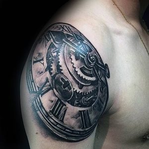 фото тату Римские цифры от 27.02.2018 №075 - tattoos Roman numerals - tattoo-photo.ru