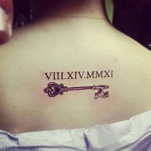 фото тату Римские цифры от 27.02.2018 №090 - tattoos Roman numerals - tattoo-photo.ru