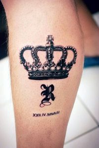 фото тату Римские цифры от 27.02.2018 №093 - tattoos Roman numerals - tattoo-photo.ru