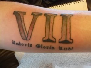 фото тату Римские цифры от 27.02.2018 №104 - tattoos Roman numerals - tattoo-photo.ru