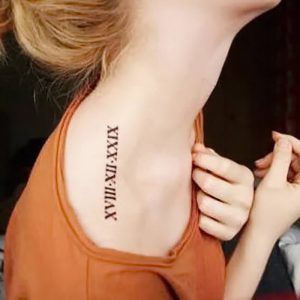 фото тату Римские цифры от 27.02.2018 №156 - tattoos Roman numerals - tattoo-photo.ru