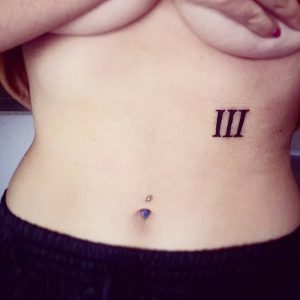 фото тату Римские цифры от 27.02.2018 №160 - tattoos Roman numerals - tattoo-photo.ru