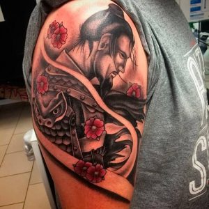 фото тату Самурай от 20.02.2018 №001 - tattoo samurai - tattoo-photo.ru