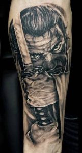 фото тату Самурай от 20.02.2018 №004 - tattoo samurai - tattoo-photo.ru