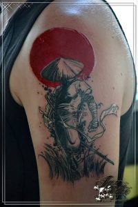 фото тату Самурай от 20.02.2018 №007 - tattoo samurai - tattoo-photo.ru