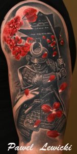 фото тату Самурай от 20.02.2018 №009 - tattoo samurai - tattoo-photo.ru