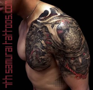 фото тату Самурай от 20.02.2018 №012 - tattoo samurai - tattoo-photo.ru