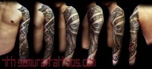 фото тату Самурай от 20.02.2018 №013 - tattoo samurai - tattoo-photo.ru