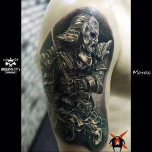 фото тату Самурай от 20.02.2018 №014 - tattoo samurai - tattoo-photo.ru