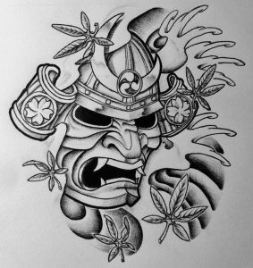 фото тату Самурай от 20.02.2018 №015 - tattoo samurai - tattoo-photo.ru