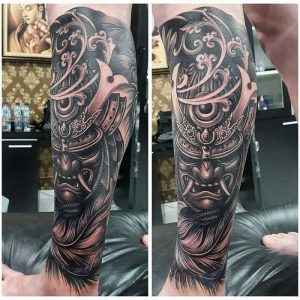 фото тату Самурай от 20.02.2018 №018 - tattoo samurai - tattoo-photo.ru