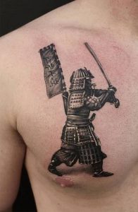фото тату Самурай от 20.02.2018 №019 - tattoo samurai - tattoo-photo.ru