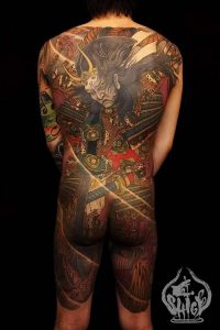 фото тату Самурай от 20.02.2018 №023 - tattoo samurai - tattoo-photo.ru