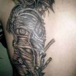 фото тату Самурай от 20.02.2018 №026 - tattoo samurai - tattoo-photo.ru