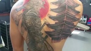 фото тату Самурай от 20.02.2018 №070 - tattoo samurai - tattoo-photo.ru
