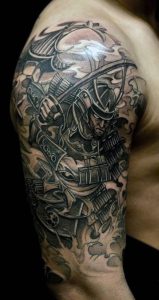 фото тату Самурай от 20.02.2018 №071 - tattoo samurai - tattoo-photo.ru