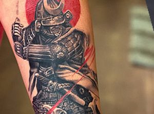 фото тату Самурай от 20.02.2018 №073 - tattoo samurai - tattoo-photo.ru