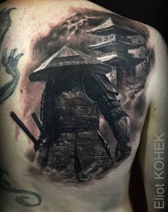 фото тату Самурай от 20.02.2018 №076 - tattoo samurai - tattoo-photo.ru