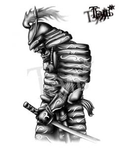 фото тату Самурай от 20.02.2018 №078 - tattoo samurai - tattoo-photo.ru