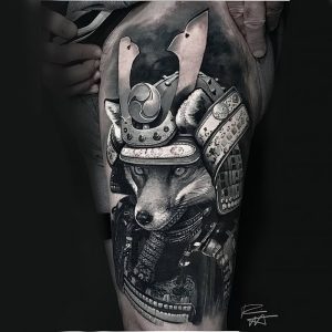 фото тату Самурай от 20.02.2018 №090 - tattoo samurai - tattoo-photo.ru