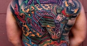 фото тату Самурай от 20.02.2018 №101 - tattoo samurai - tattoo-photo.ru