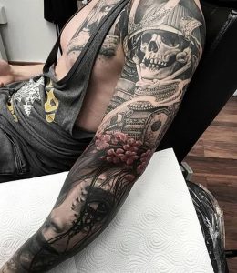 фото тату Самурай от 20.02.2018 №120 - tattoo samurai - tattoo-photo.ru