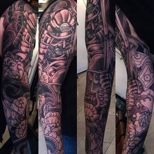 фото тату Самурай от 20.02.2018 №124 - tattoo samurai - tattoo-photo.ru