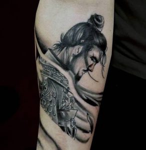 фото тату Самурай от 20.02.2018 №137 - tattoo samurai - tattoo-photo.ru