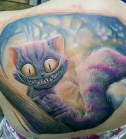 фото тату Чеширский кот от 23.01.2018 №061 — tattoo Cheshire Cat — tattoo-photo.ru