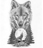 фото тату волк от 12.03.2018 №006 — tattoo wolf — tattoo-photo.ru