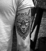 фото тату волк от 12.03.2018 №008 — tattoo wolf — tattoo-photo.ru