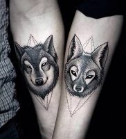 фото тату волк от 12.03.2018 №013 — tattoo wolf — tattoo-photo.ru