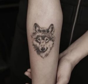фото тату волк от 12.03.2018 №049 - tattoo wolf - tattoo-photo.ru