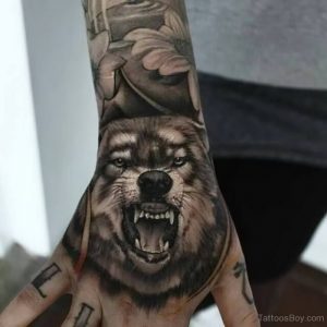 фото тату волк от 12.03.2018 №067 - tattoo wolf - tattoo-photo.ru