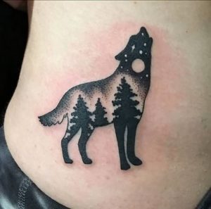 фото тату волк от 12.03.2018 №075 - tattoo wolf - tattoo-photo.ru