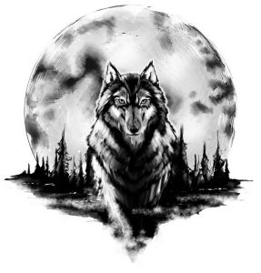 фото тату волк от 12.03.2018 №085 - tattoo wolf - tattoo-photo.ru
