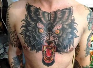 фото тату волк от 12.03.2018 №089 - tattoo wolf - tattoo-photo.ru